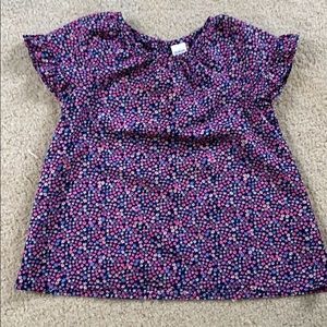 Girls 4T Oshkosh B’gosh Flowered Shirt